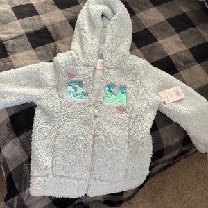 Elsa brand new zip up sweater